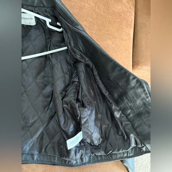 House of CB ‘Lumia’ Black Leather Jacket size Medium - Picture 13 of 17